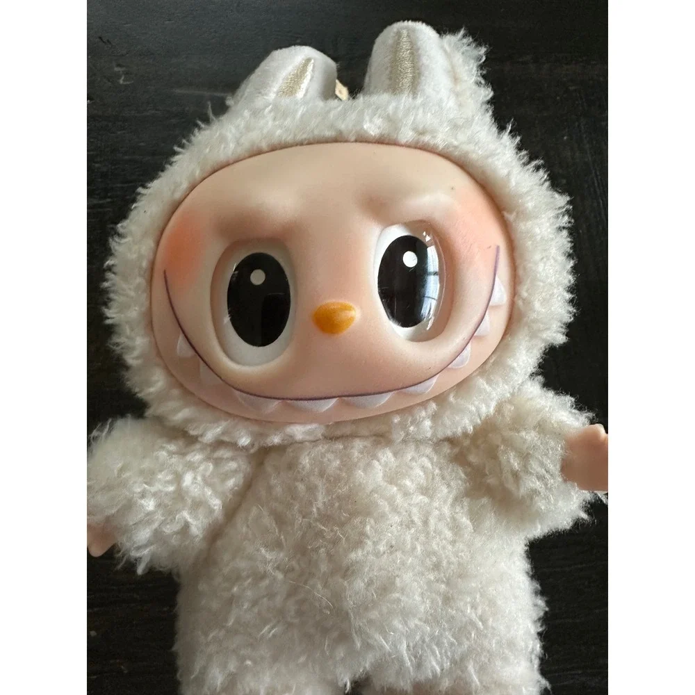 POP MART Skullpanda City‎ of Dreams Crybaby Keychain Charm Plush Toy White Bunny